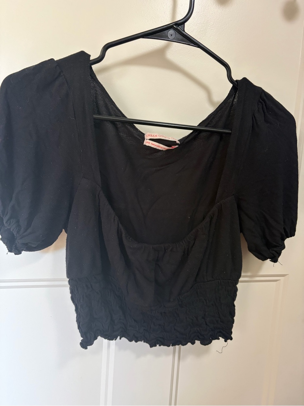 Urban Outfitters Black Basic Crew Neck Tee